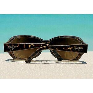 Maui Jim Tortoise Sunglasses Pearl City Polarized Brown Lenses Italy MJ 214-10